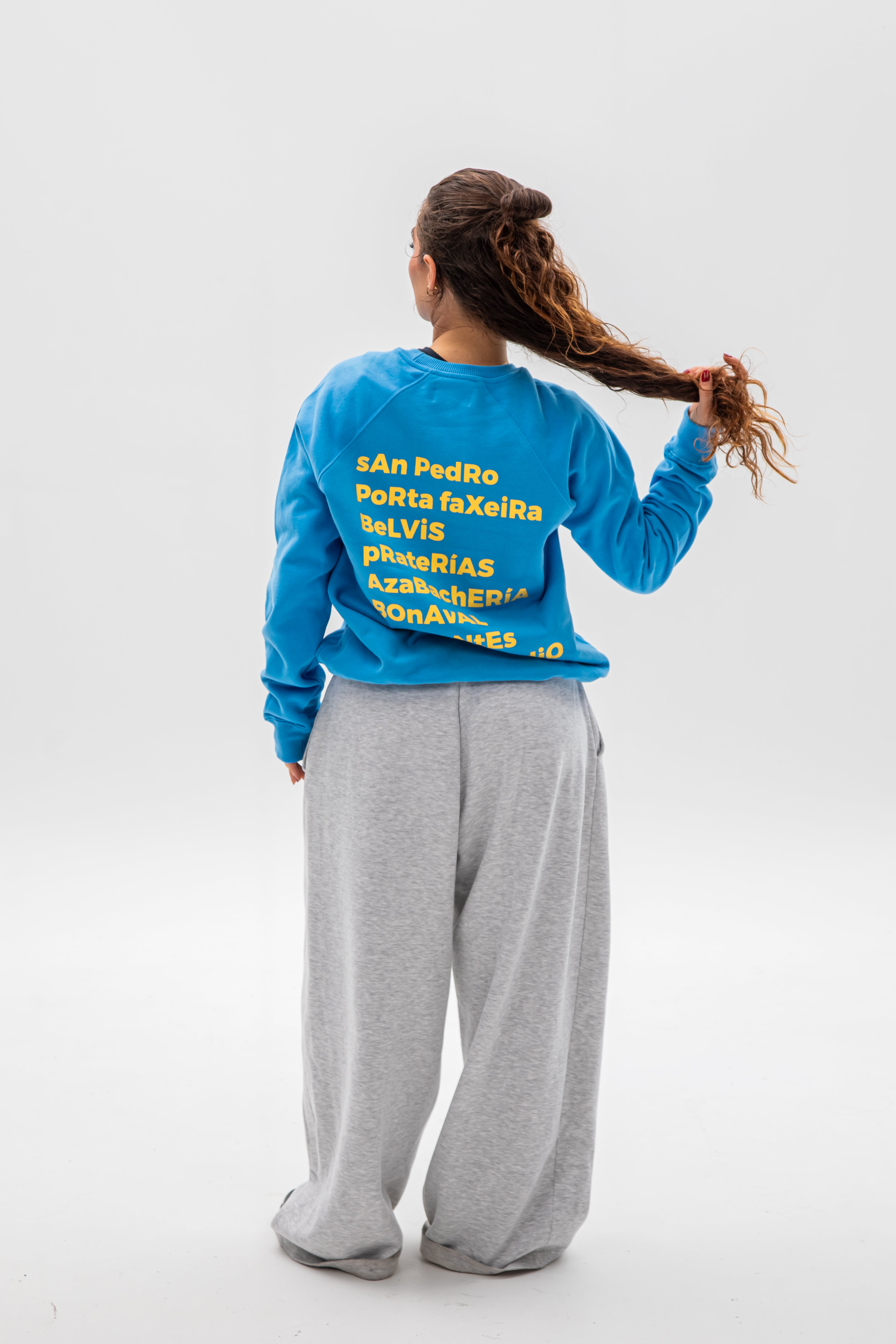 SUDADERA AZUL TIZA/AMARILLO 