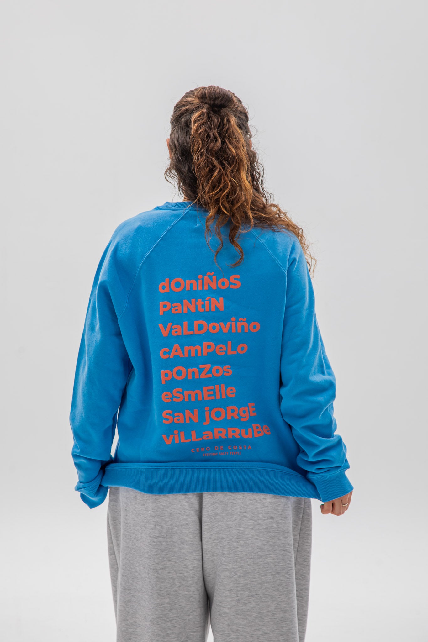 SUDADERA AZUL TIZA/ROSA 