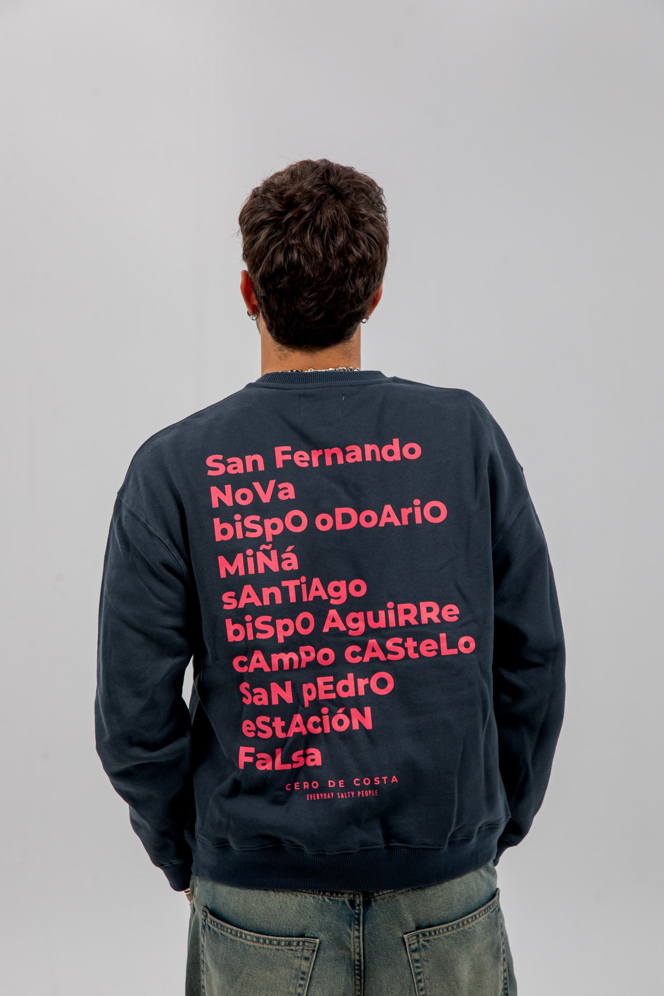 SUDADERA ANTRACITA/FUCSIA "LUGO CIDADE ROMANA"