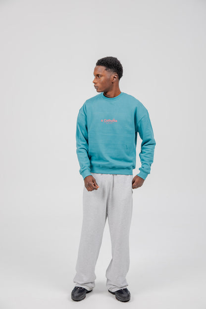 SUDADERA AZUL-P/ROSA "A CORUÑA"