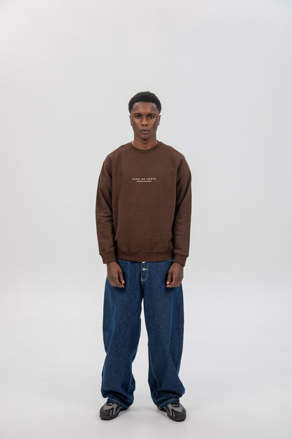 BROWN/BEIGE "VIGO" SWEATSHIRT