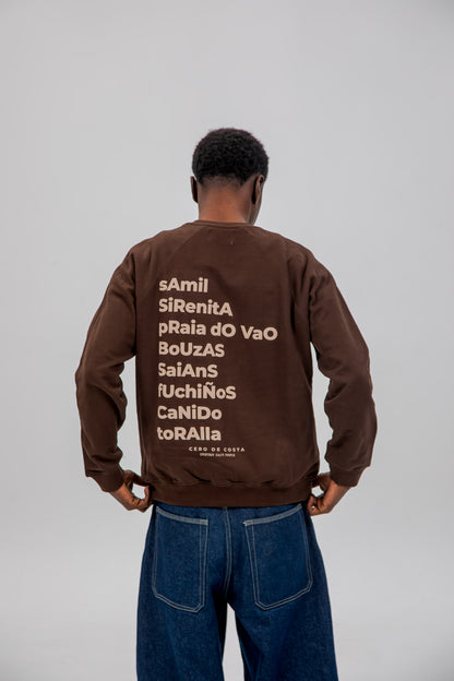 BROWN/BEIGE "VIGO" SWEATSHIRT