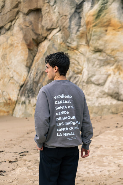 GRAY/BLUE "MERA" SWEATSHIRT