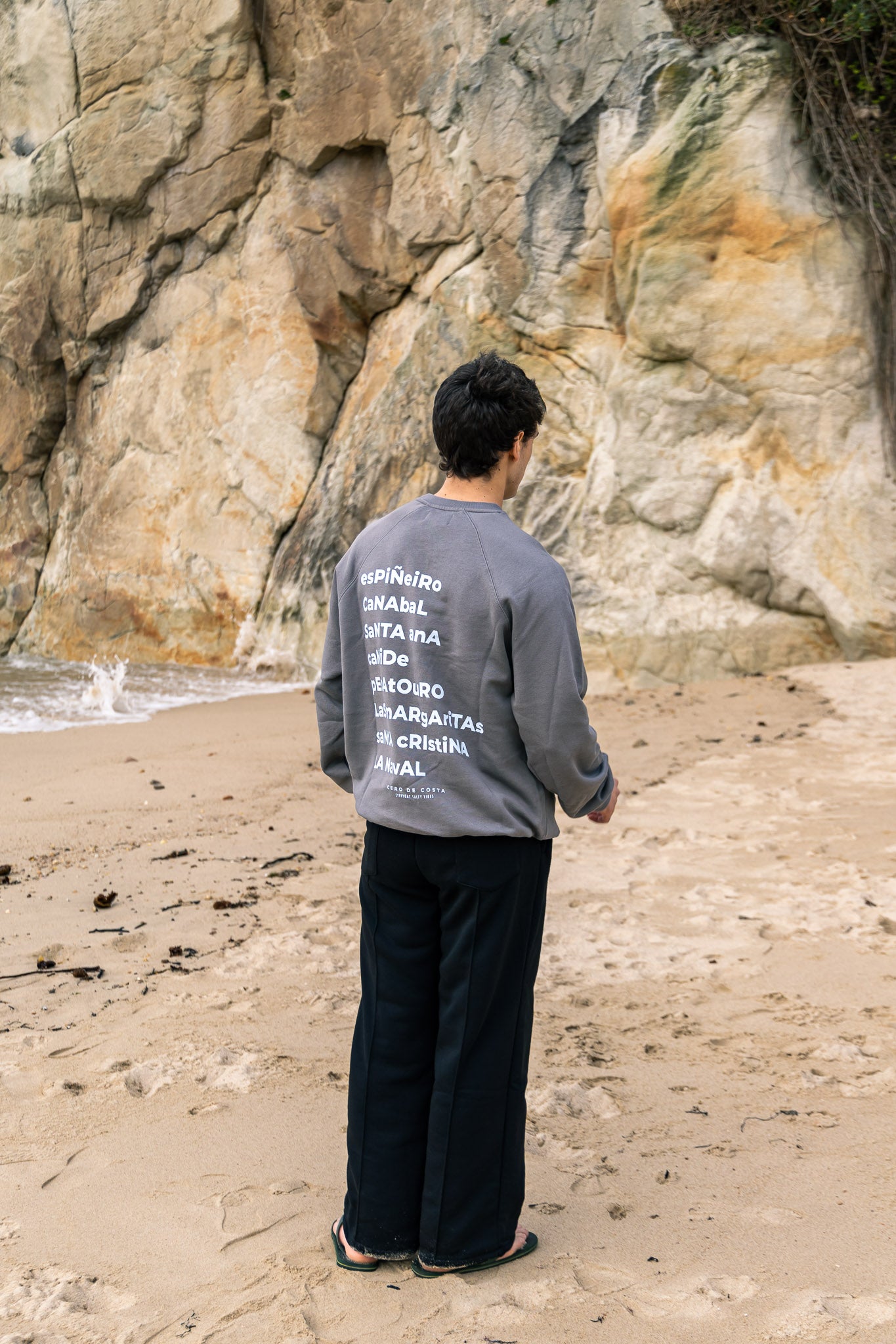 GRAY/BLUE "MERA" SWEATSHIRT