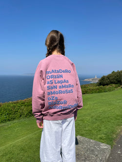 SUDADERA LA CORUÑA ROSA/AZUL