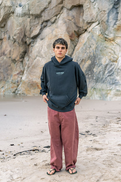 SUDADERA ANTRACITA/AZUL "MÁLAGA"