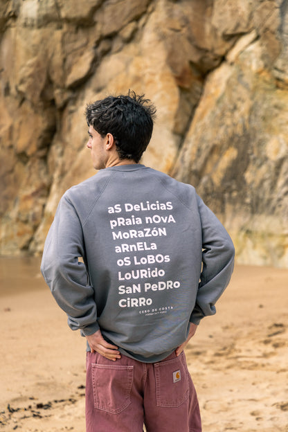 GREY/PINK "SADA" SWEATSHIRT