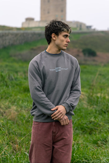 NAVY/WHITE SWEATSHIRT BABY