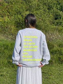 SUDADERA "LA CORUÑA" GRIS/FLÚOR
