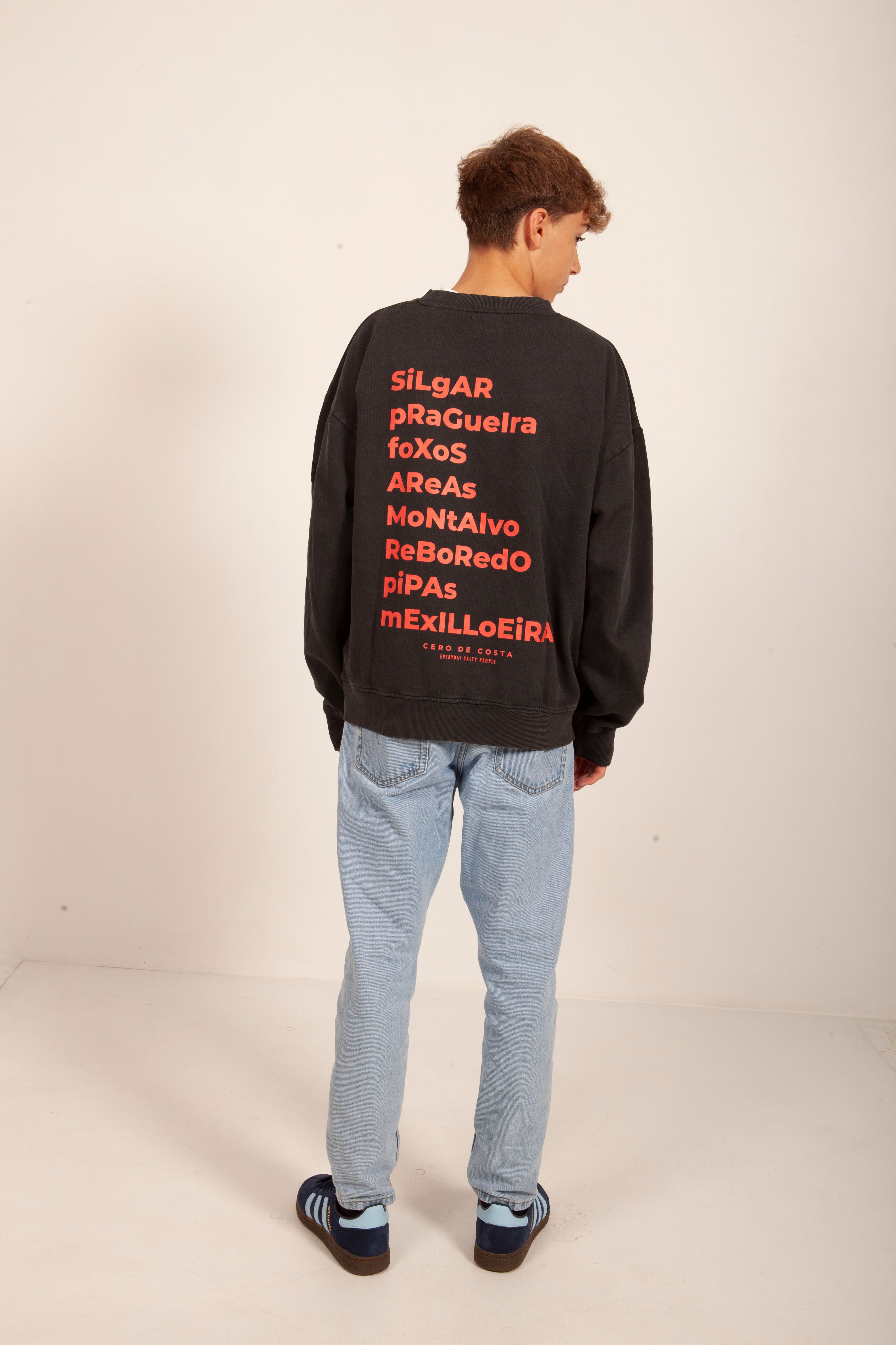 SUDADERA ANTRACITA/QUISQUILLA "SANXENXO"