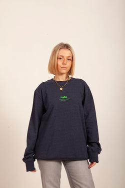 SUDADERA ANTRACITA/VERDE "LUGO"