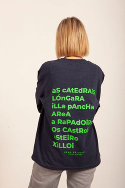 SUDADERA ANTRACITA/VERDE "LUGO"