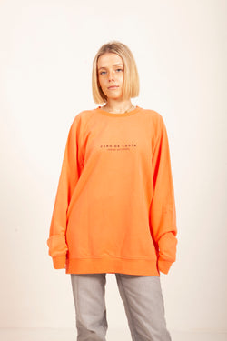 SUDADERA NARANJA/ANTRACITA "CERO DE COSTA" PLAYAS SURF