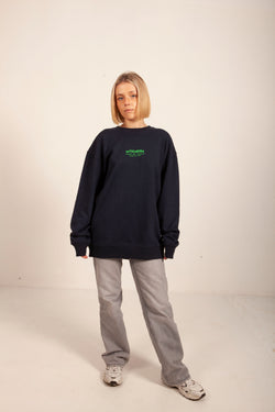 SUDADERA MARINO/VERDE "ORTIGUEIRA"
