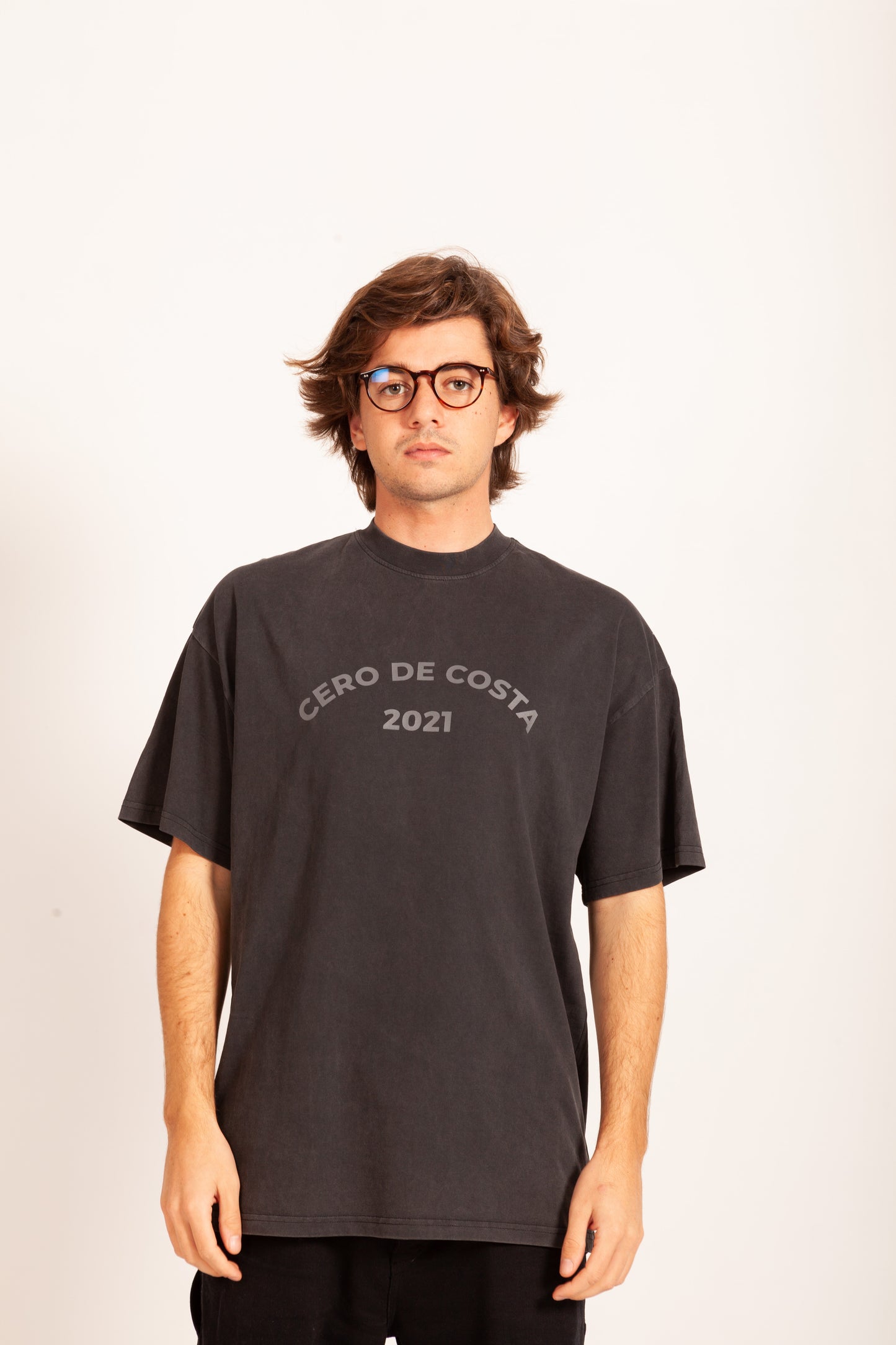 Camiseta oversize gris/antracita CDC
