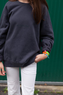 SUDADERA ANTRACITA "LA CORUÑA" RELIEVE