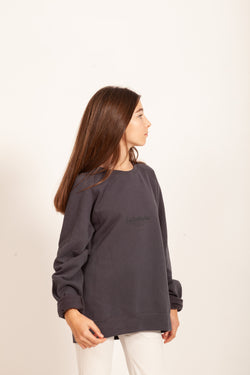 SUDADERA ANTRACITA "LA CORUÑA" RELIEVE