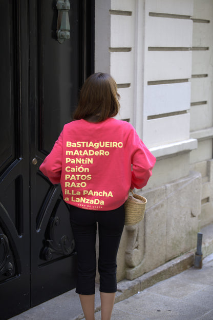 SUDADERA FRESA/BEIGE "GALICIA"