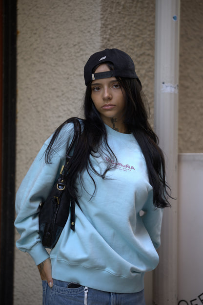 SUDADERA VERDE-AGUA/VIOLETA "LA CORUÑA"