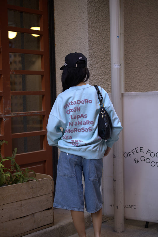 SUDADERA VERDE-AGUA/VIOLETA "LA CORUÑA"