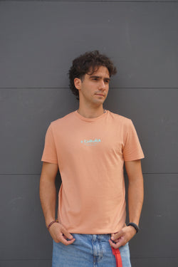 CAMISETA ROSA/AZUL “A CORUÑA” PLAYAS CIUDAD