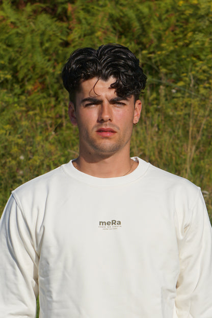 WHITE SWEATSHIRT/SC "MERA FOTOSUPERKARMEN"