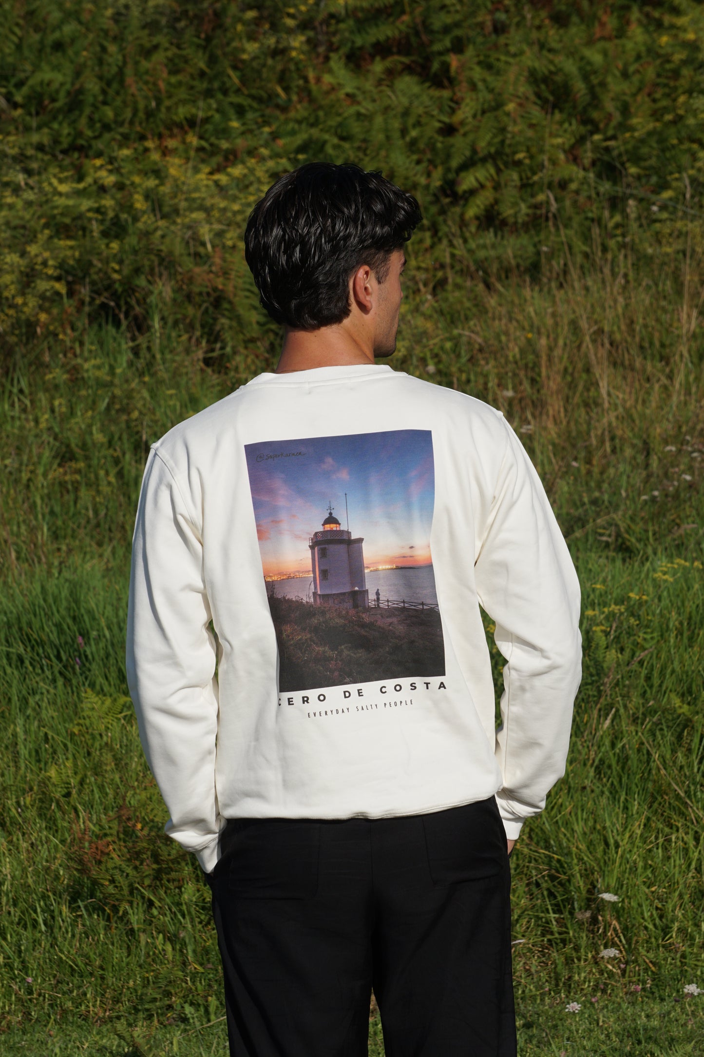WHITE SWEATSHIRT/SC "MERA FOTOSUPERKARMEN"