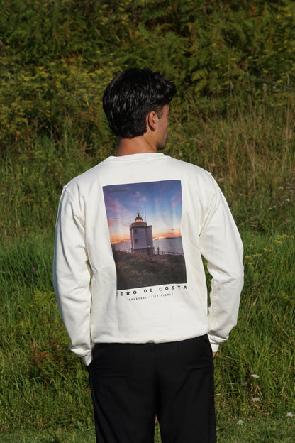 WHITE SWEATSHIRT/SC "MERA FOTOSUPERKARMEN"