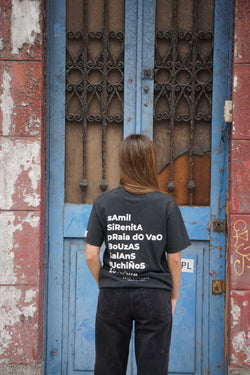 CAMISETA ANTRACITA/BLANCO "VIGO CERO DE COSTA"