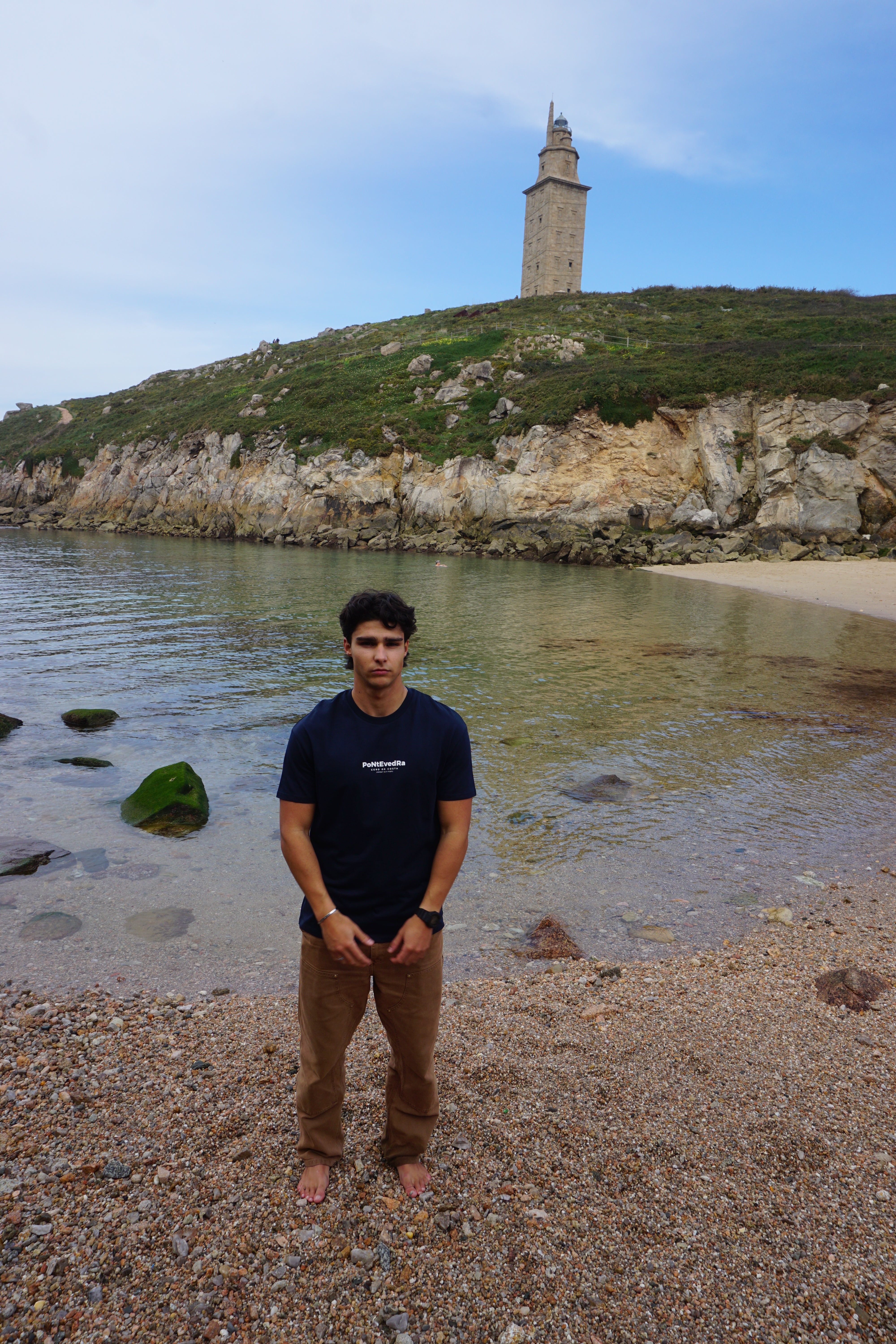 CAMISETA MARINO/BLANCO "PONTEVEDRA"