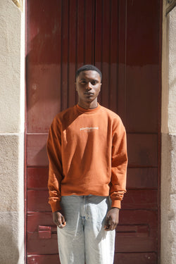 SUDADERA MARRÓN/VAINILLA "PONTEDEUME"