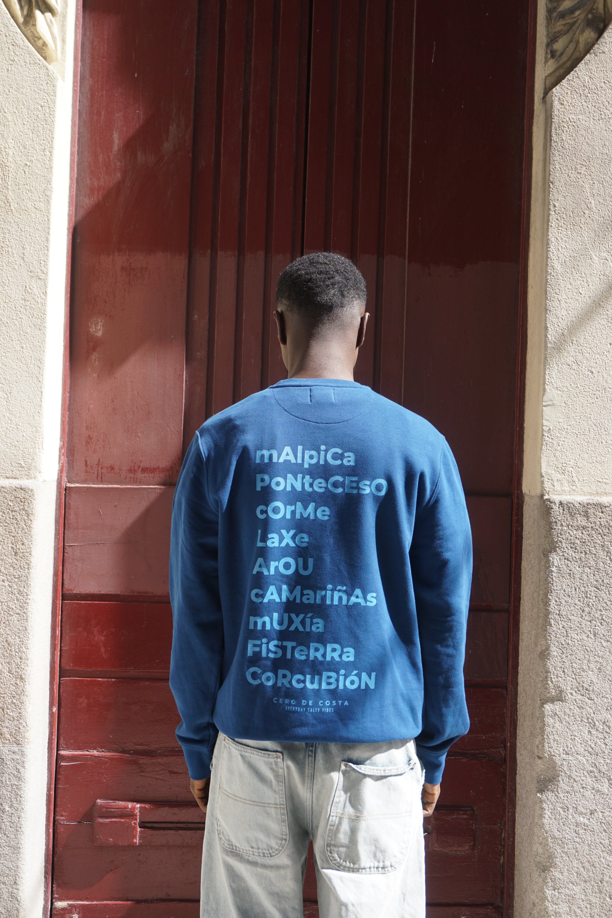 SUDADERA AZUL/CELESTE “LOS FAROS CERO DE COSTA”