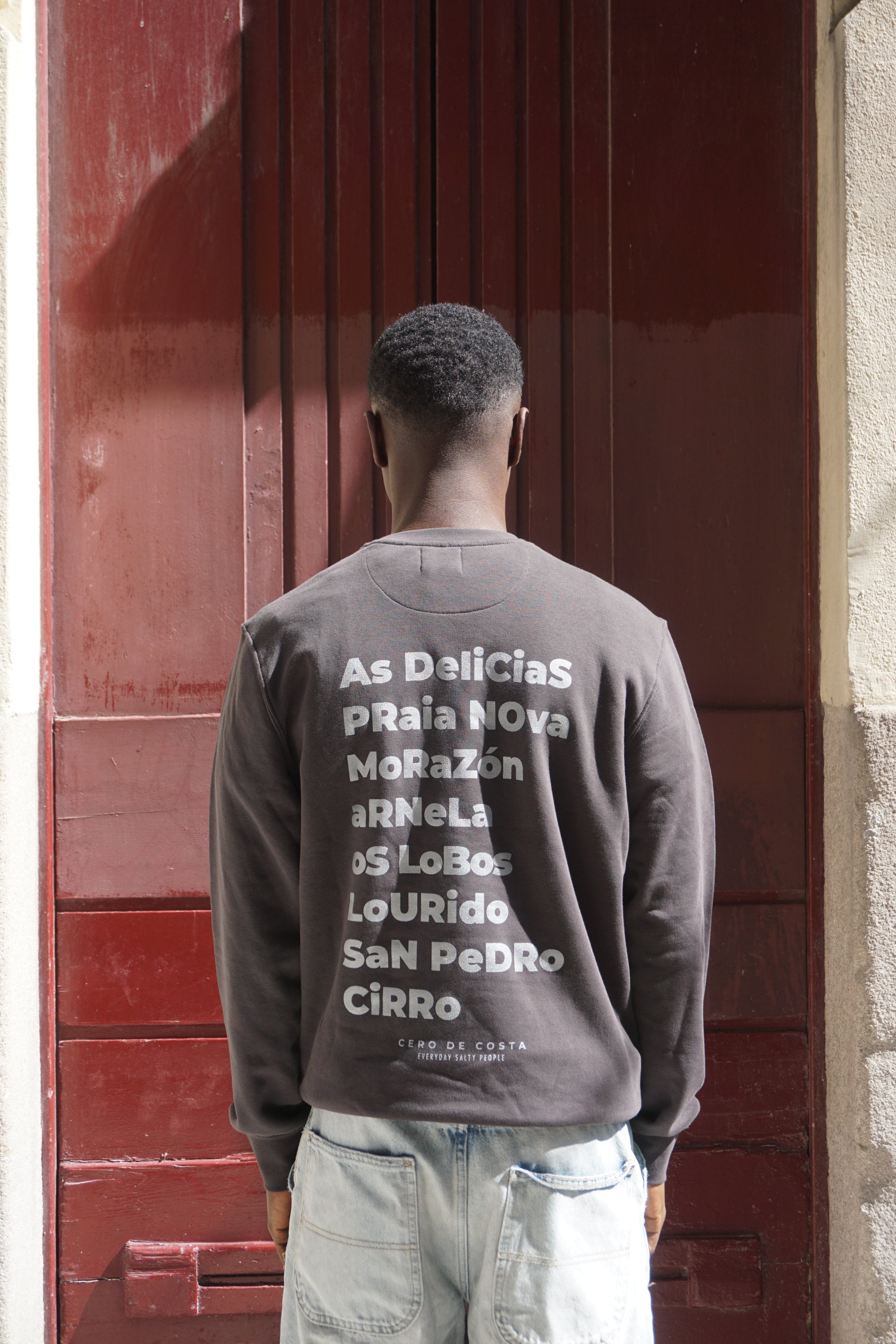 SUDADERA ANTRACITA/PLATA “SADA CERO DE COSTA”