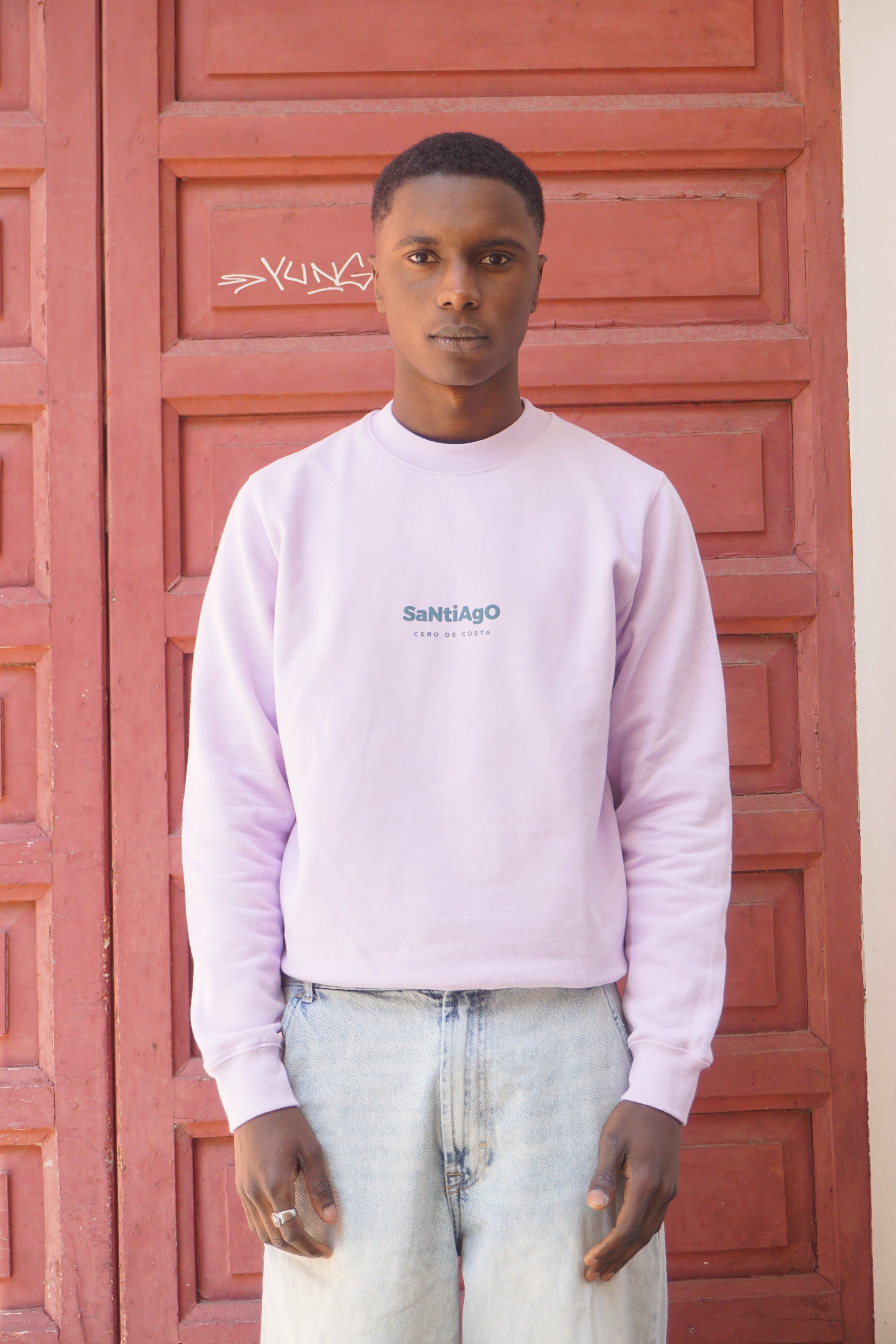 SUDADERA LILA/AZUL "SANTIAGO"