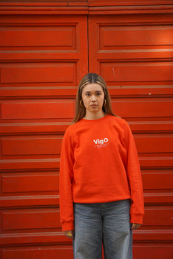 SUDADERA ROJO/BLANCO "VIGO"