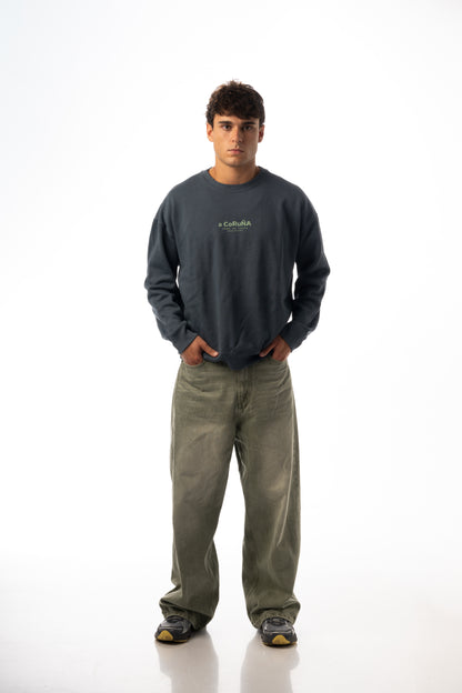 SUDADERA ANTRACITA/VERDE "A CORUÑA" – foto 6