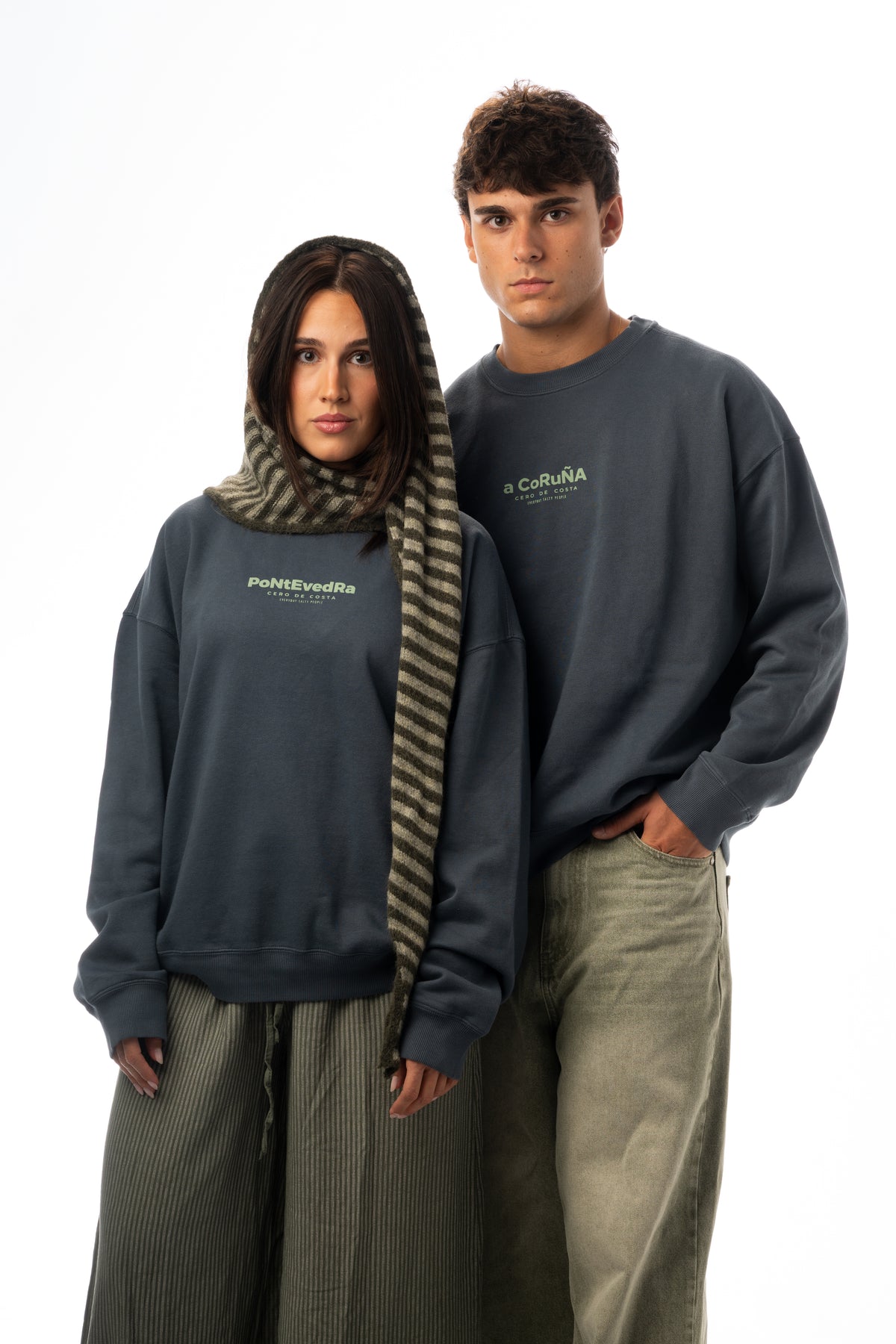 SUDADERA ANTRACITA/VERDE "A CORUÑA" – foto 12