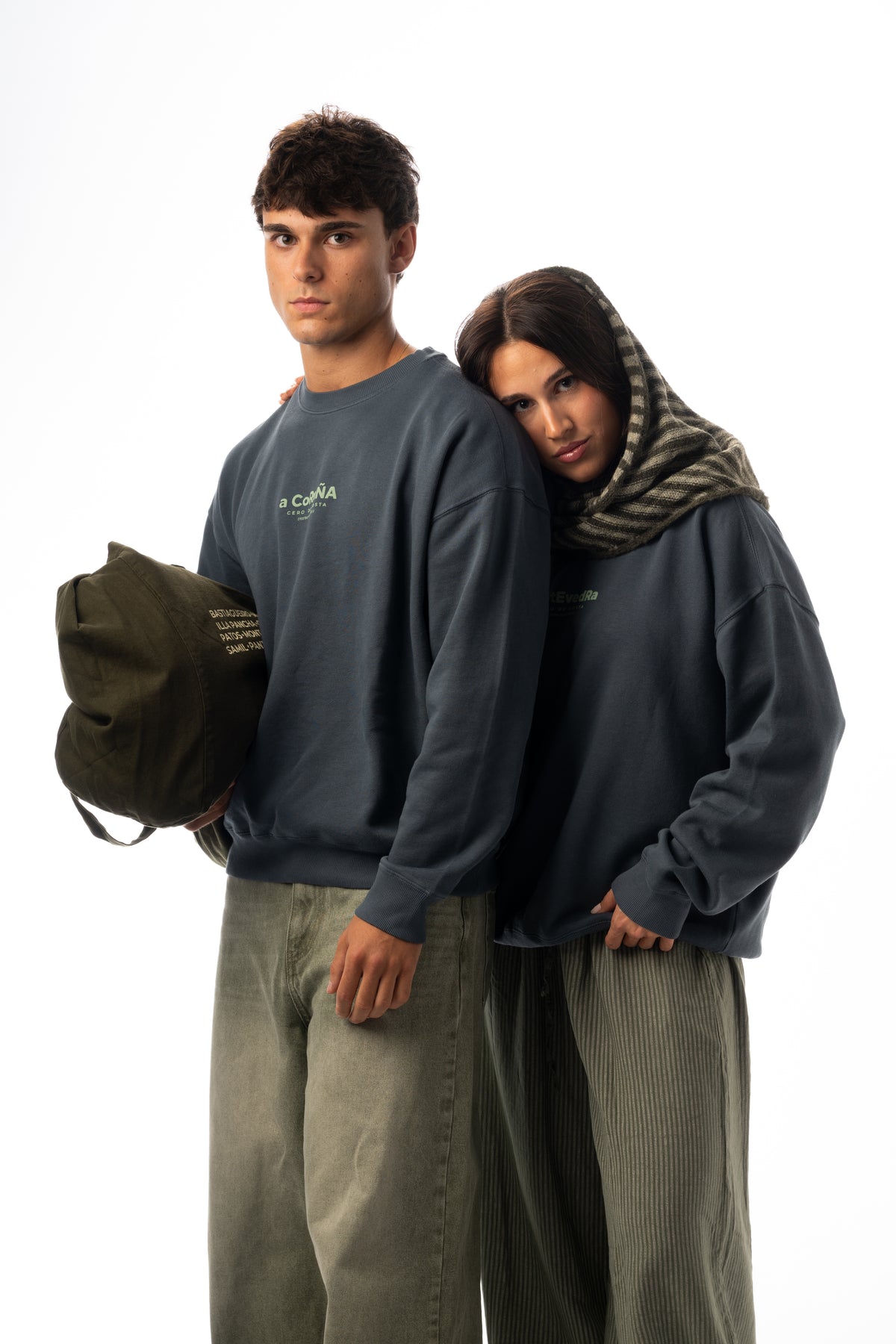 SUDADERA ANTRACITA/VERDE "PONTEVEDRA CIUDAD" – foto 6