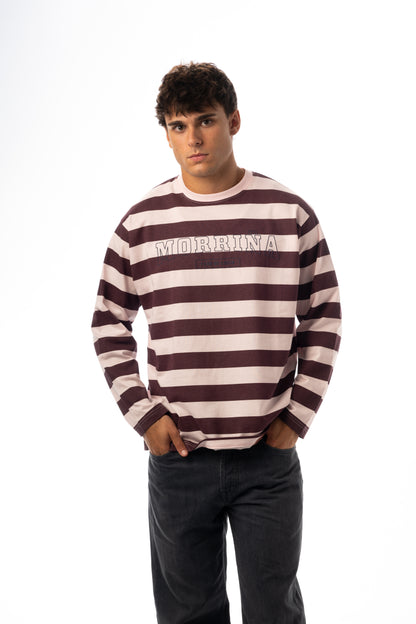 CAMISETA ROSA/BERENJENA "MORRIÑA" RAYAS – foto 9