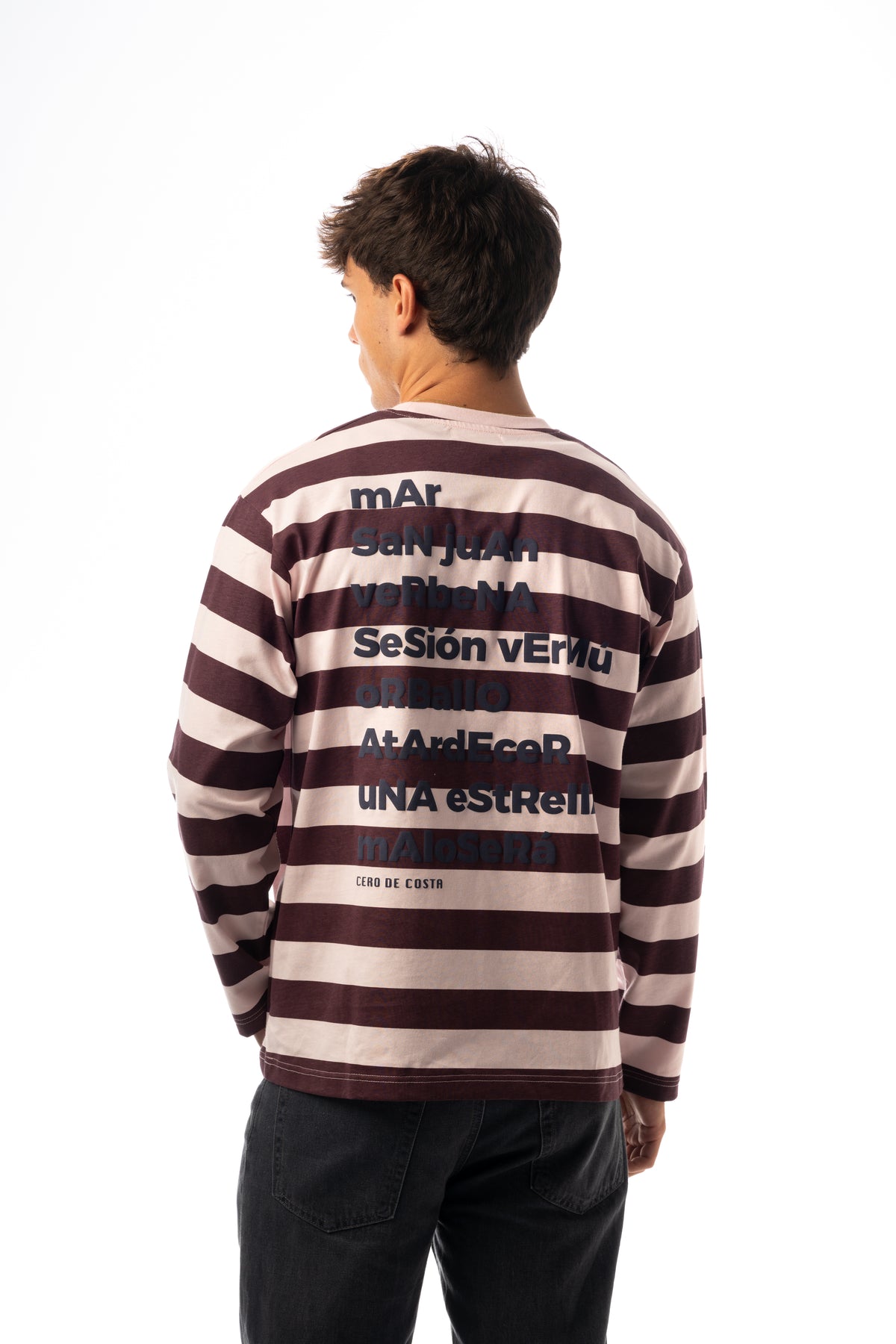 CAMISETA ROSA/BERENJENA "MORRIÑA" RAYAS – foto 10