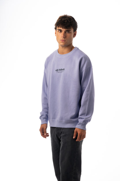 SUDADERA LILA-TIZA/AZUL "OS FAROS"