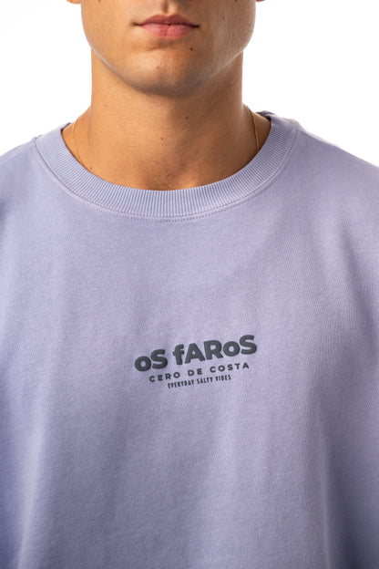 SUDADERA LILA-TIZA/AZUL "OS FAROS" – foto 6
