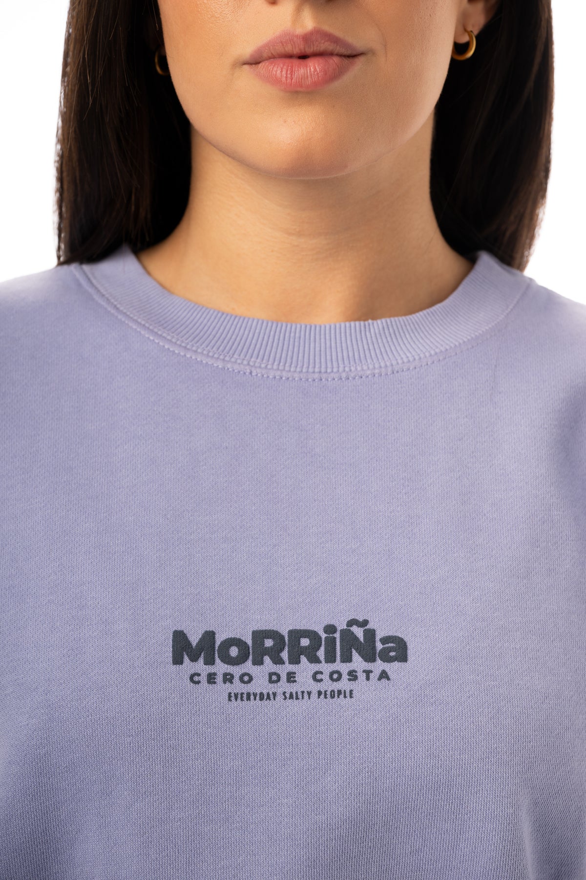 SUDADERA LILA-TIZA/AZUL "MORRIÑA"