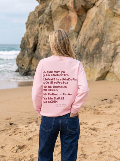 PRE-VENTA - SUDADERA ROSA/ROJO "MAMÁ" - ENTREGA DESDE EL 01/06