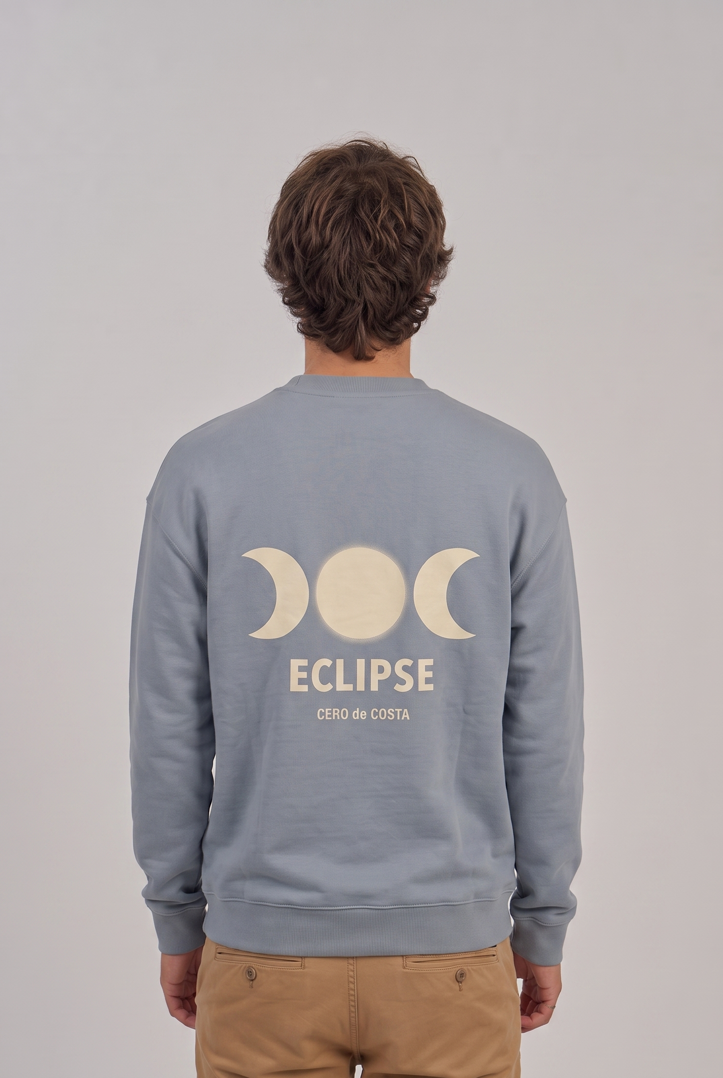 PREVENTA - SUDADERA ECLIPSE AZUL LAVADO "NUEVA EDICIÓN"