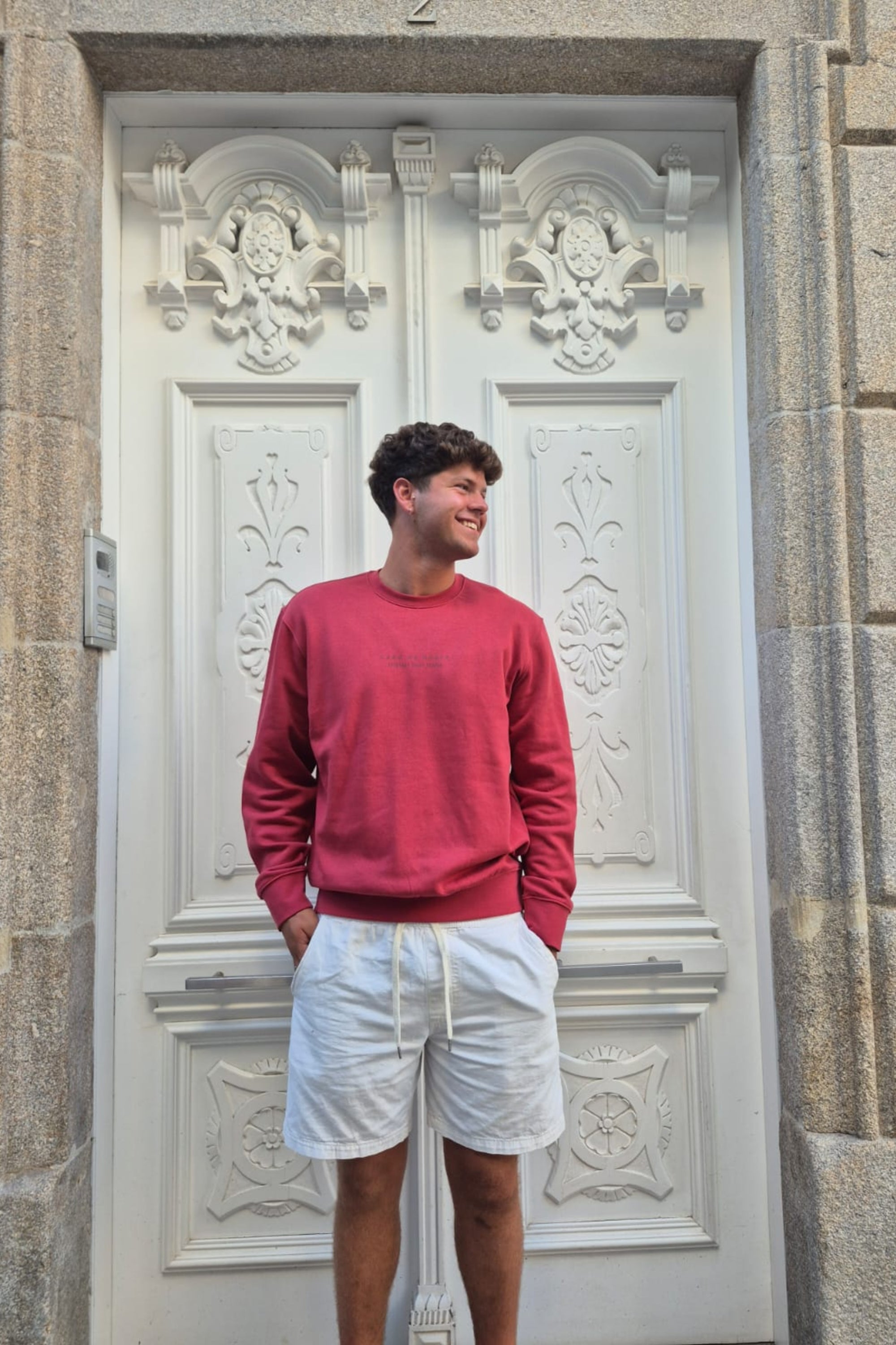 SUDADERA ROJO/GRANATE "MORRAZO"