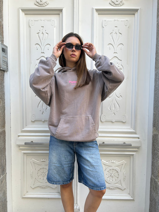 SUDADERA GRIS/FUCIA "PANXÓN"