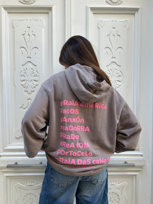 SUDADERA GRIS/FUCIA "PANXÓN"
