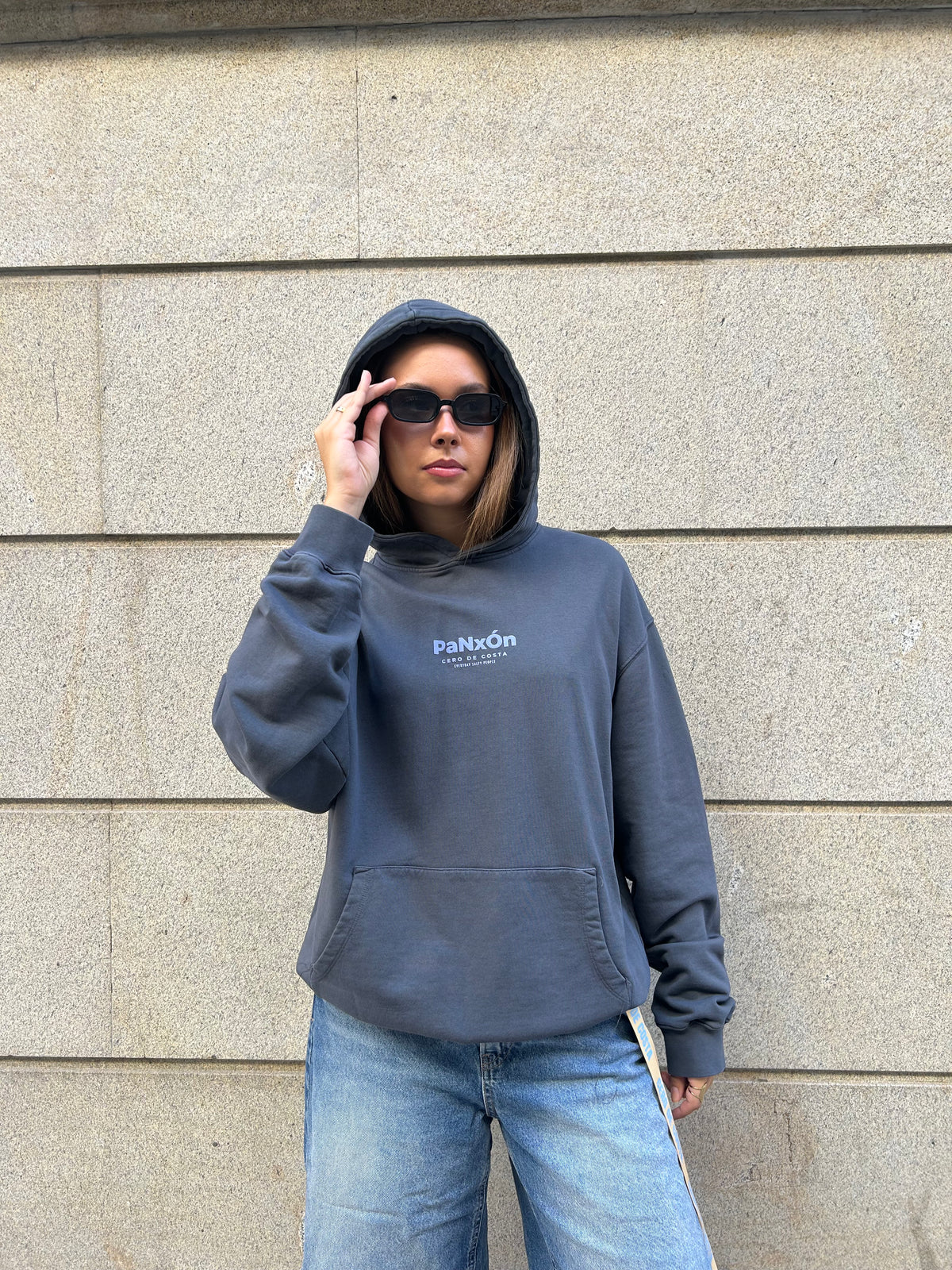 "PANXÓN" GREY/BLUE SWEATSHIRT