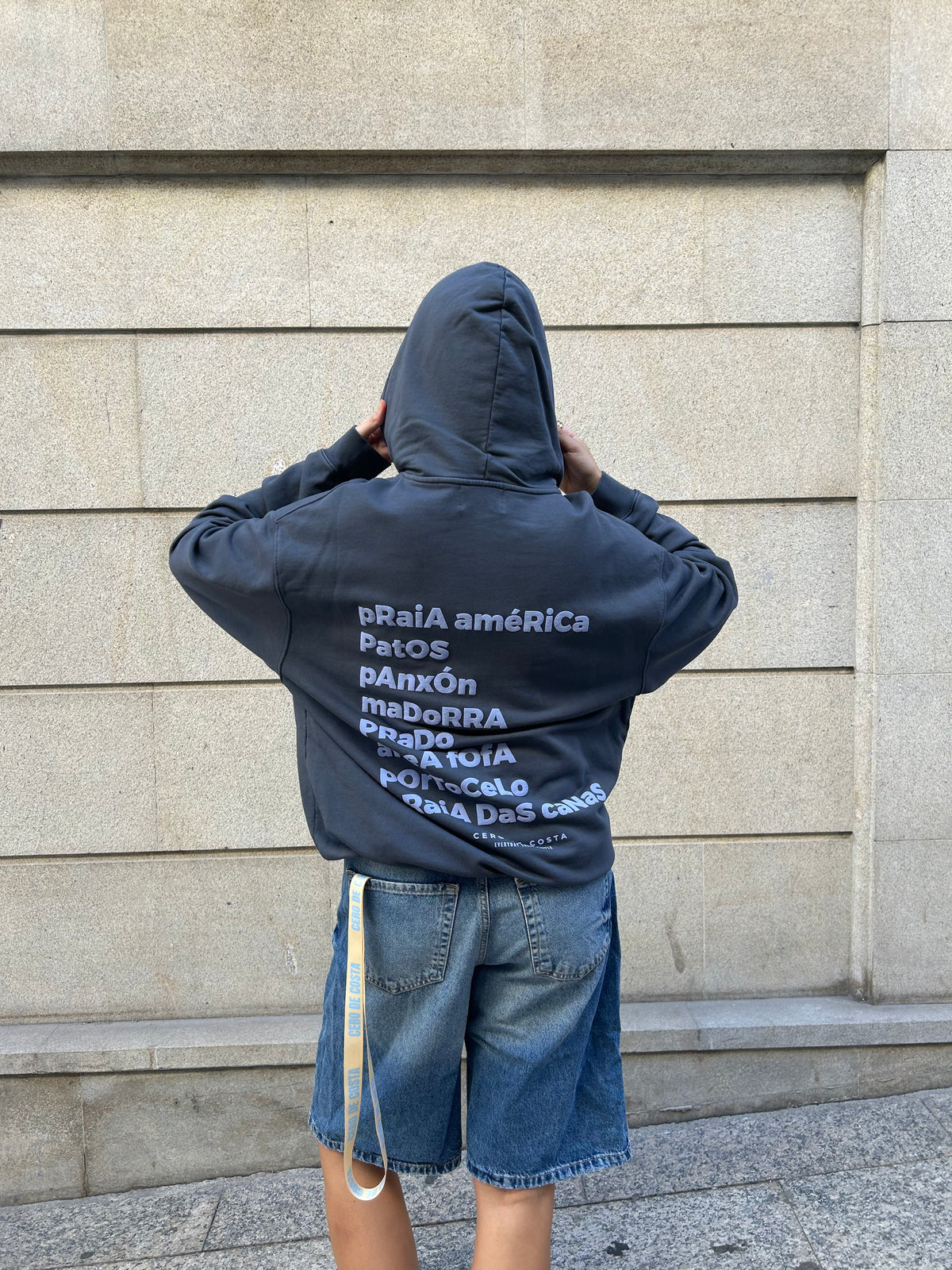 "PANXÓN" GREY/BLUE SWEATSHIRT
